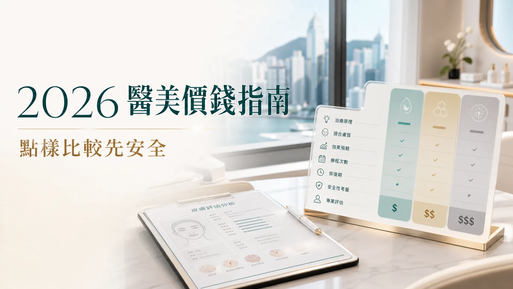 2026 香港醫美價錢指南,試做價套票價與安全比較